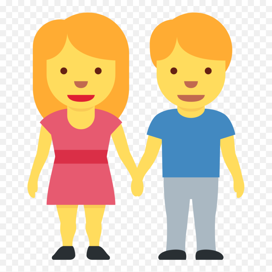 Woman And Man Holding Hands Emoji - Boyfriend And Girlfriend Emoji,Y Emoji