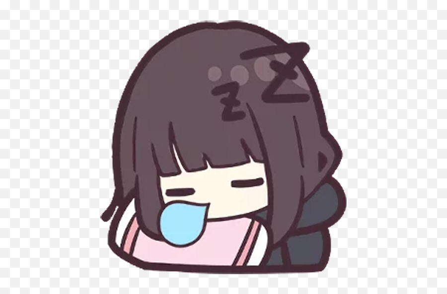 Sticker Maker - Menhera Chan Emoji V1 Hime Cut,Ddlc Emoji