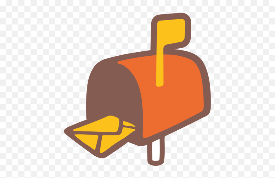 Open Mailbox With Raised Flag Emoji - Emoji Boite Au Lettre,Mailbox Emoji