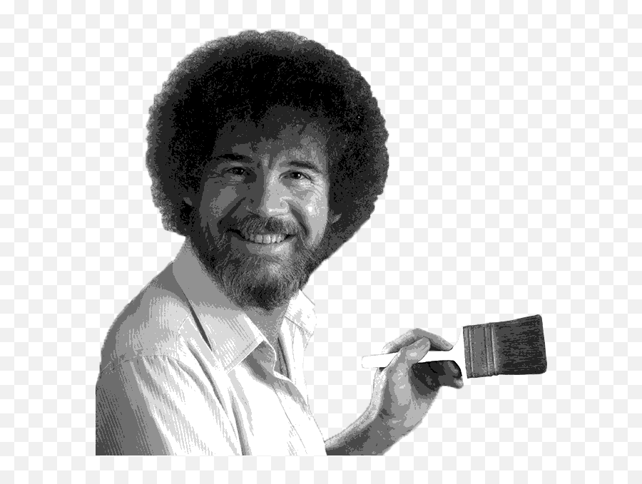 Bob Ross Transparent - Bob Ross Talent Quote Emoji,Bob Ross Emoji