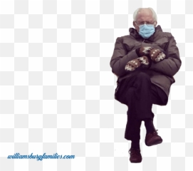 Bernie Sanders Memes Chair Transparent - Bernie Mittens Transparent Emoji,Bernie Emoji Android