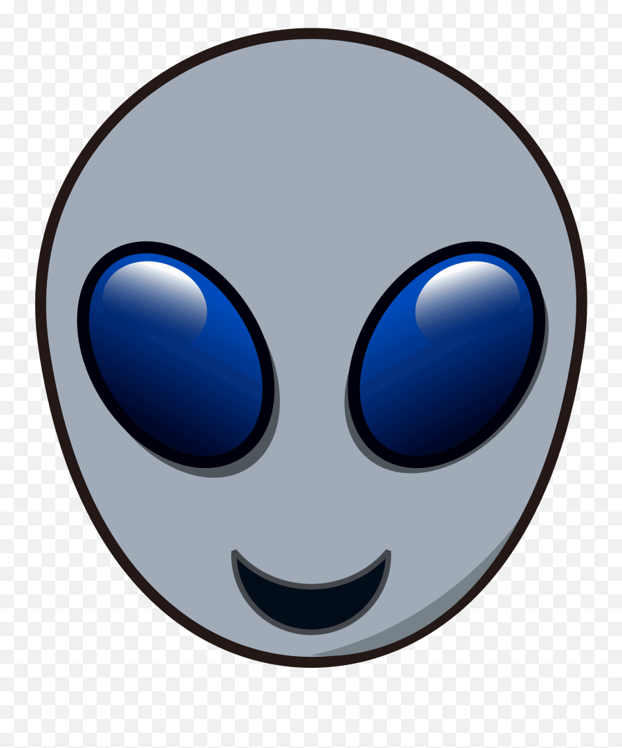 Alien Emoji Clipart - Happy,Alien Emoji