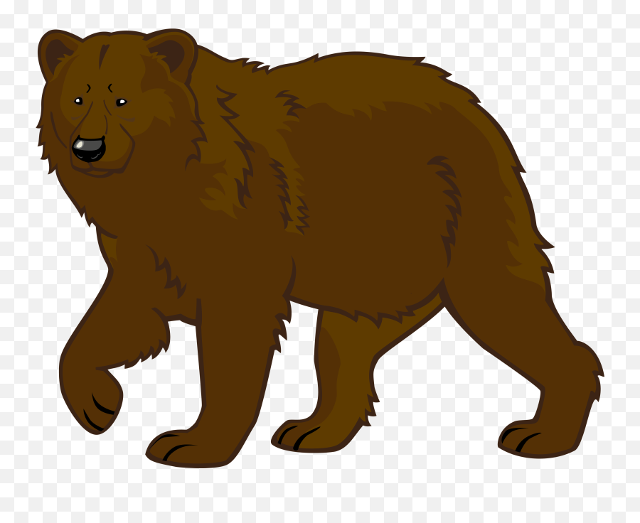 Grizzly Bear Cartoon Png U0026 Free Grizzly Bear Cartoonpng - Bear Clipart Transparent Background Emoji,Cartoon Network Emojis Download