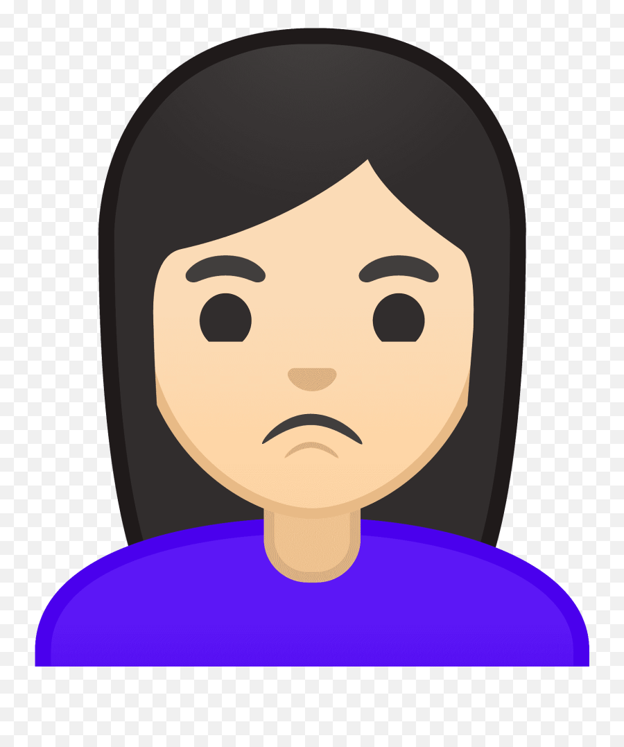 Woman Pouting Light Skin Tone Icon - Emoji Meaning Raising Hand,Skin Tone Emojis