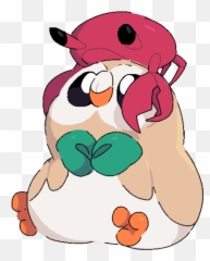 Hello Friend Please Draw Rowlet With A - Fictional Character Emoji,Blech Emoji