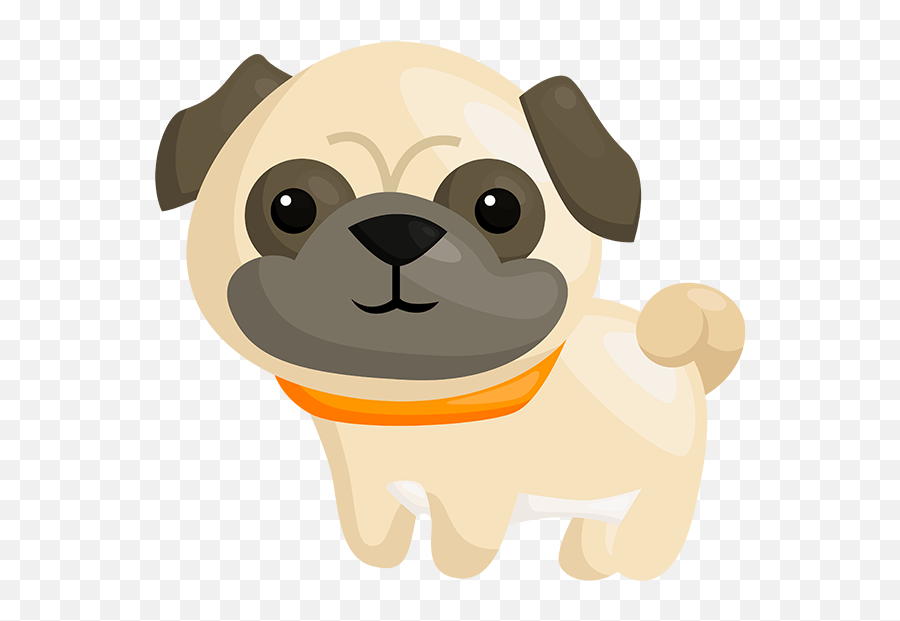 Pug Emoji Stickers - Transparent Background Dog Emoji Png,Pug Emojis