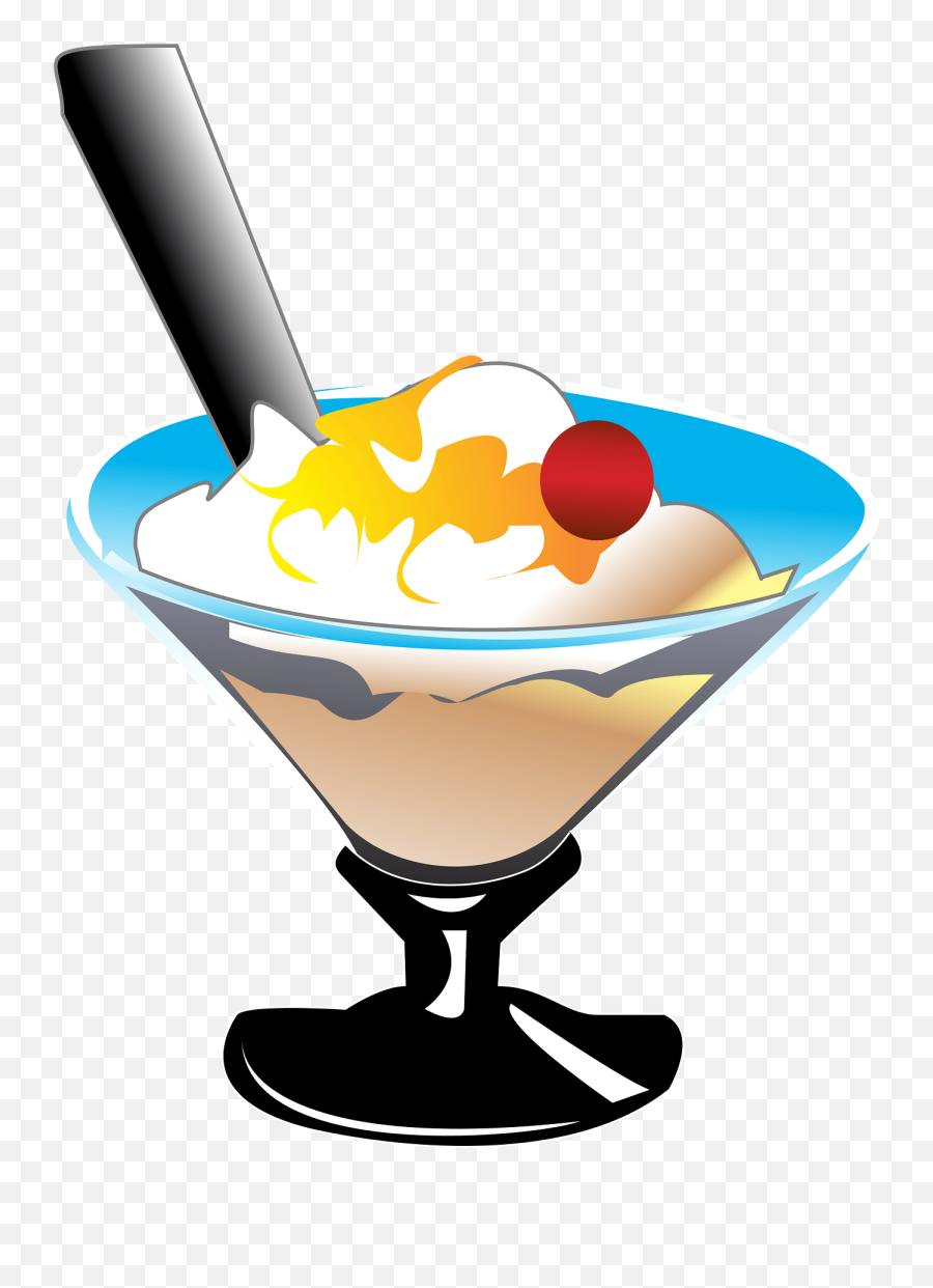 Ice Cream Sundae Clipart - Dessert Clip Art Emoji,Emoji Ice Cream Sundae