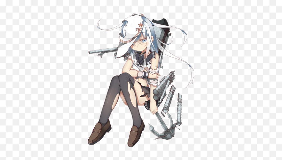 Hibiki - Kancolle Hibiki Damaged Emoji,Kancolle Emoji