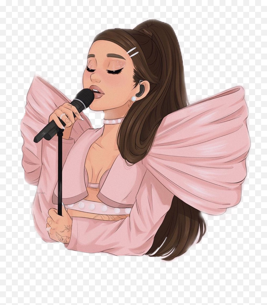 Sticker - Drawing Ariana Grande Animated Emoji,Emotions Ariana Grande Karaoke