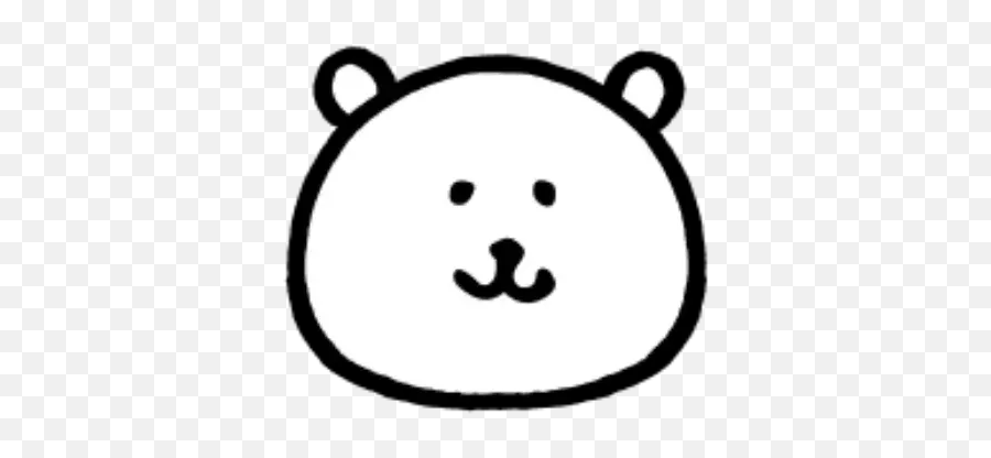 Mask Emoji Whatsapp Stickers - W Bear Emoji,Bear Emoticon
