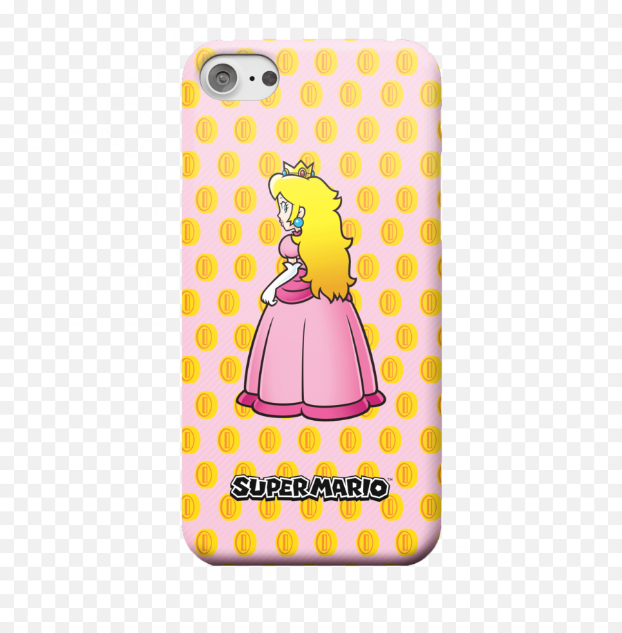 Nintendo Super Mario Princess Peach Peeking Phone Case - Mobile Phone Case Emoji,Emoji Phone Case Iphone 5s