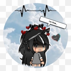 Gacha Sad Heartbroken Im Proud Of Meh - Heart Broken Gacha Girl Emoji,Im Proud Of You Emojis