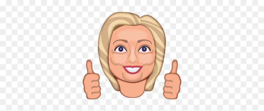 Hillarymoji By Tanooki Suit Llc - Happy Emoji,Emoji Exploji