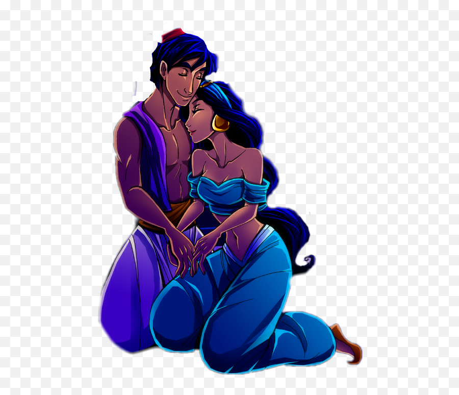 Disney Alladin Jasmine Sticker - Aladdin And Jasmine Artwork Emoji,Alladin And Jasmine Emojis