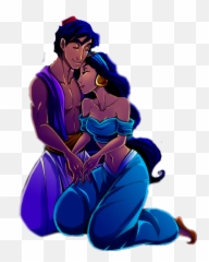 Disney Alladin Jasmine Sticker - Aladdin And Jasmine Artwork Emoji,Alladin And Jasmine Emojis