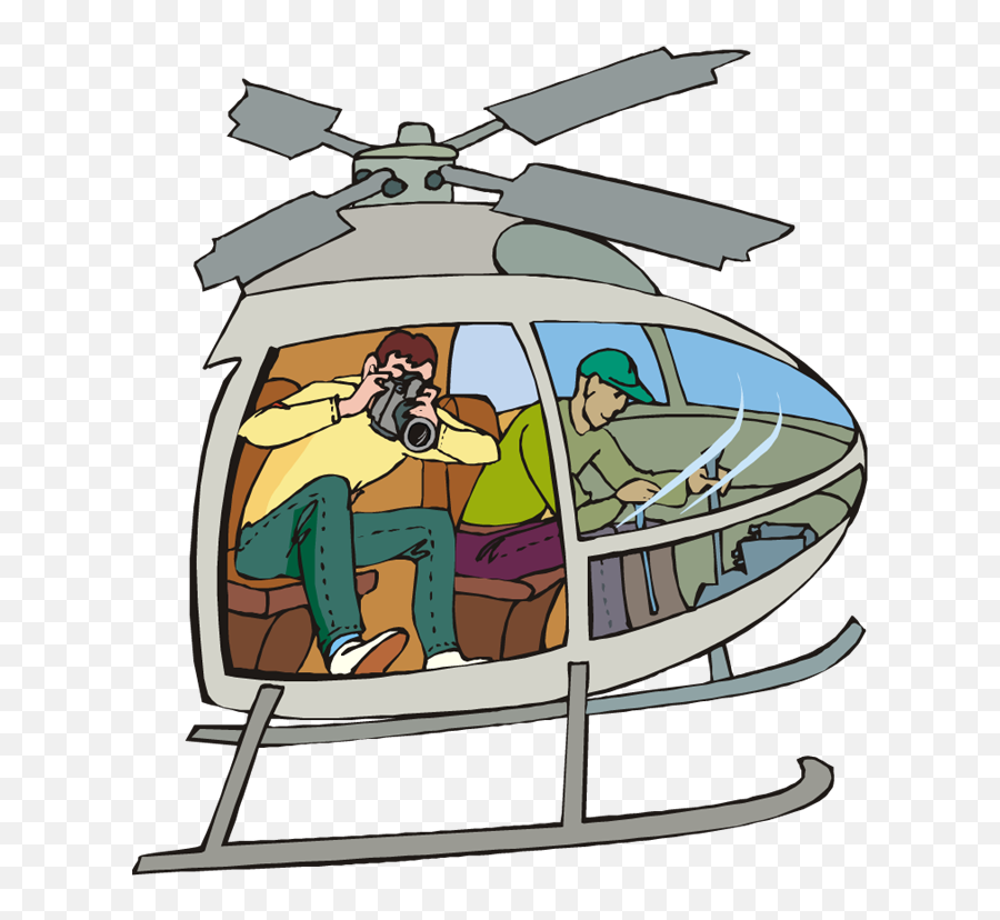 News Helicopter Clipart - Inside Of Helicopter Drawing Emoji,Thinking Emoji Meme Helicopter