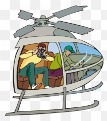 News Helicopter Clipart - Inside Of Helicopter Drawing Emoji,Thinking Emoji Meme Helicopter