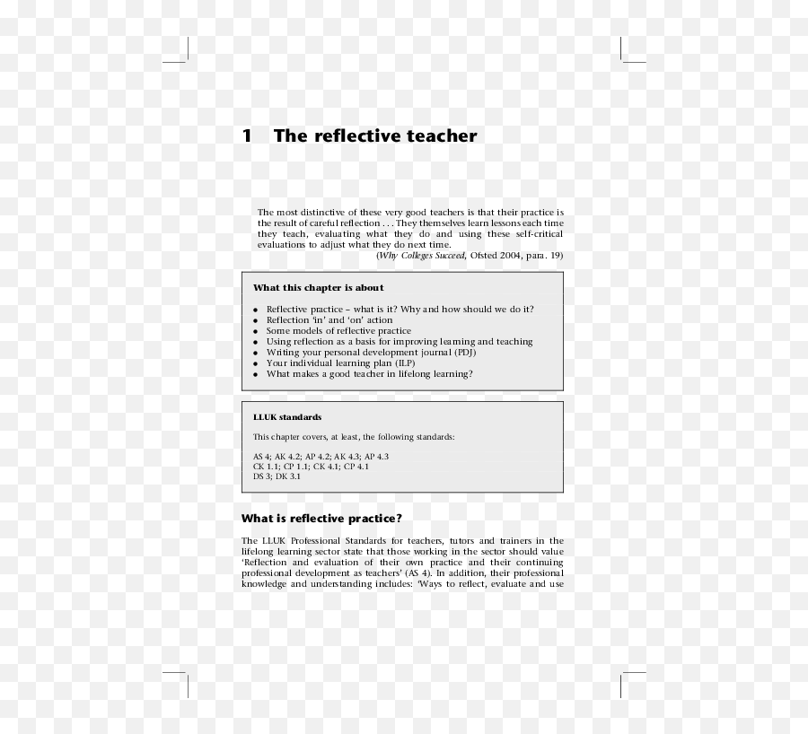 The Reflective Teacher - Document Emoji,Reflecting On The Ebb And Flow Of Emotions Pdf