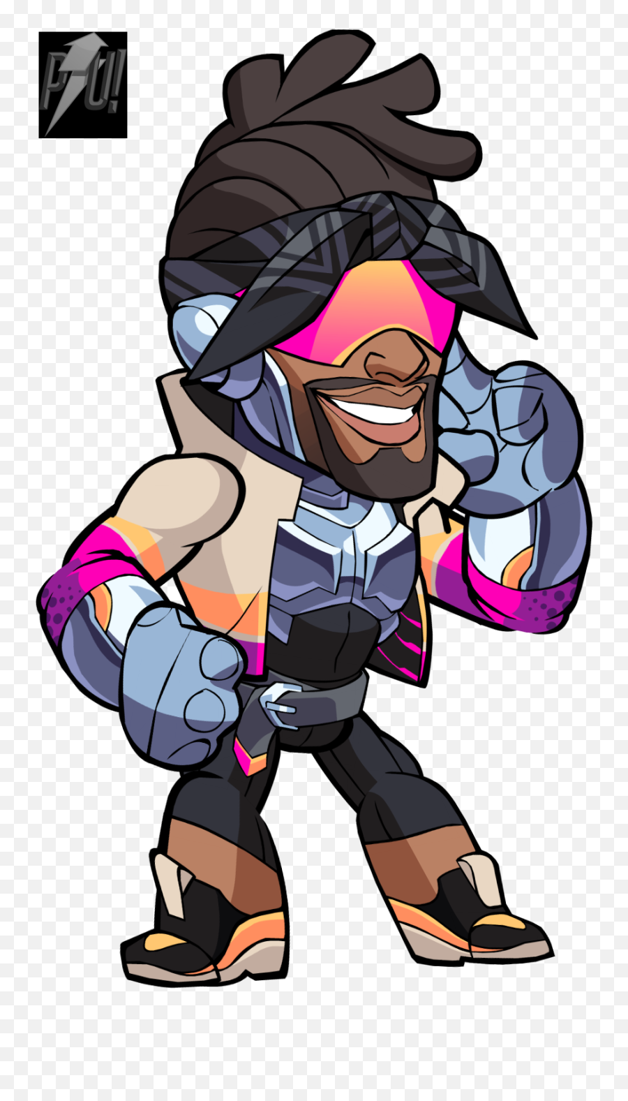 Brawlhalla Battle Pass Season 2 Is Now Live Powerup - Cybernetic Beat Isaiah Emoji,Brawlhalla Text Emojis