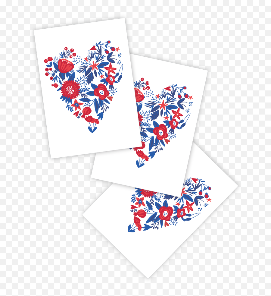 Patriotic Balloons Temporary Tattoos Set Of 3 Kids Body - Decorative Emoji,Patriotic Emojis