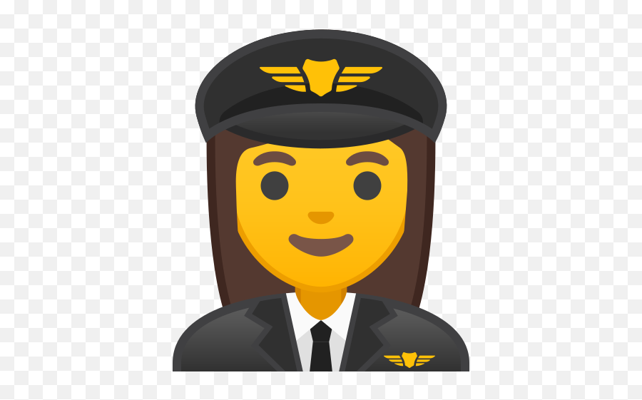 Woman Pilot Emoji - Pilot Emoji,Air Force Emojis