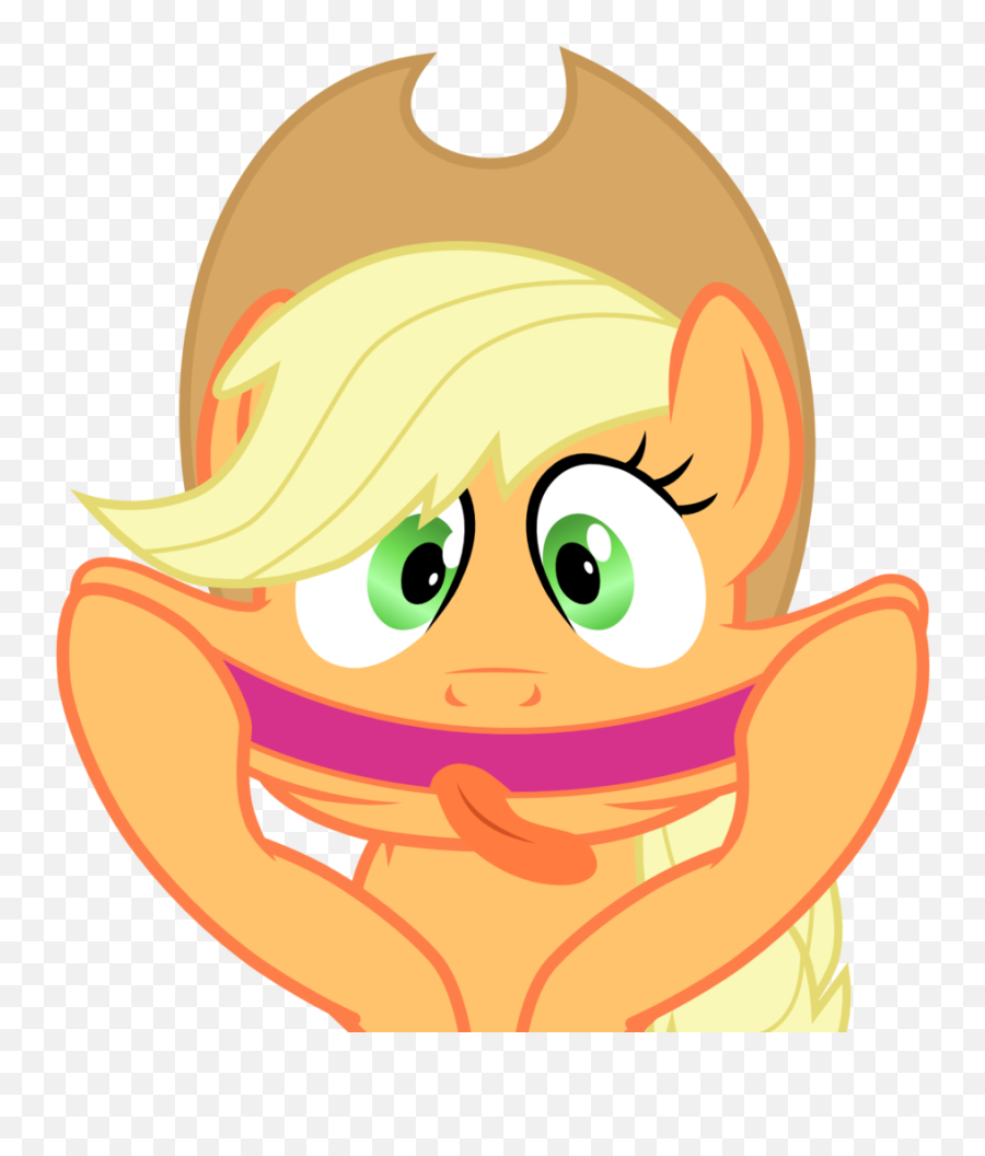 My Little Pony Applejack Funny Clipart - My Little Pony Funny Pics Pinkie Pie Emoji,My Little Pony Applejack Emoticon
