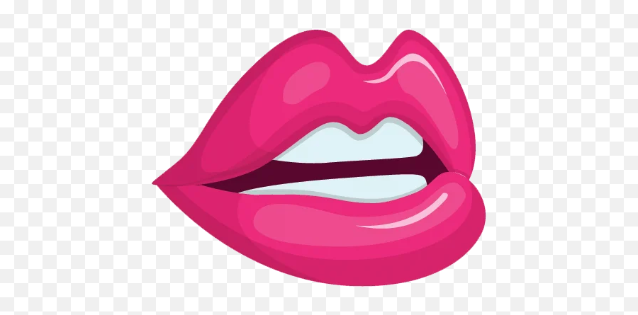 Lovely Lips - Stickers For Whatsapp Lip Care Emoji,Gamercat Emoticons