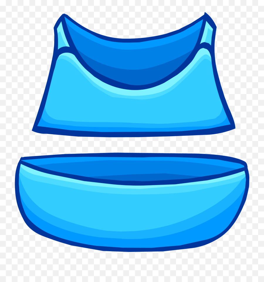 Aqua Bikini Club Penguin Wiki Fandom - Club Penguin Bikini Emoji,Vacation Emojis Bathing Suit