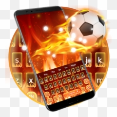 Amazoncom Fire Football Keyboard Theme Appstore For Android - Smartphone Emoji,Soccer Player Emojis