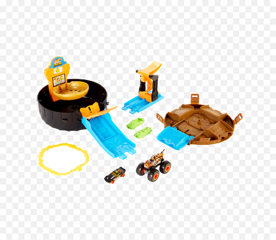 Hot Wheels Monster Trucks Stunt Tire - Hot Wheels Monster Truck Opona Emoji,Emojis For Cars And Trucks