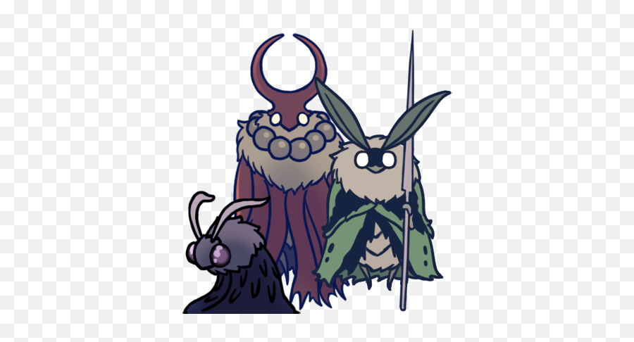 Boo - Hollow Knight Moths Emoji,Grimm Fairy Tale Monsters That Affect People's Emotions