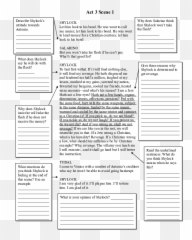 Doc Act 3 Scene 1 Worksheet Jess Mecha - Academiaedu Document Emoji,Christian Worksheets For Dealing With Emotions