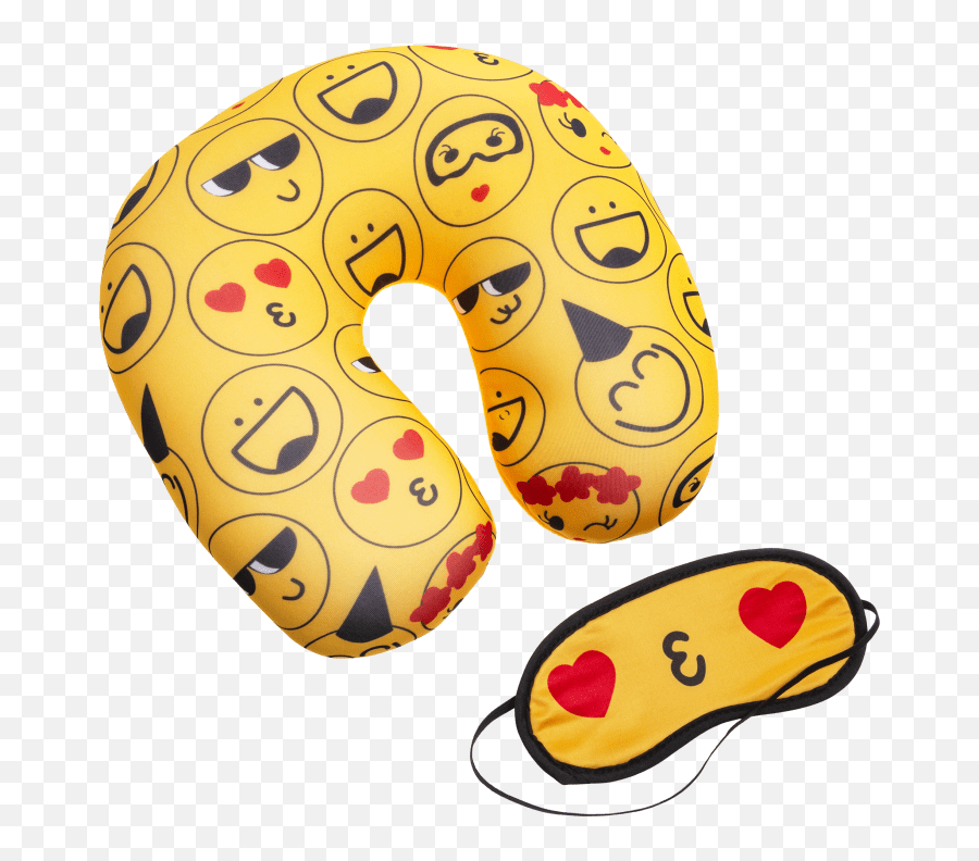 Emoji Travel Pillow Eye Mask - Dot,Mask Emoji