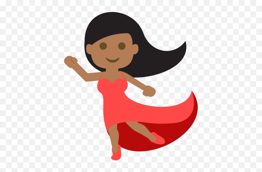 Dancer Tone Emoji - Emoji,Happy Emoji Dancing Clip Art