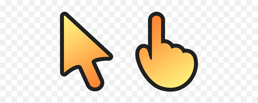 Fresh Lime Gradient Cursor - Custom Cursor Emoji,Emojis For Bloody Marys