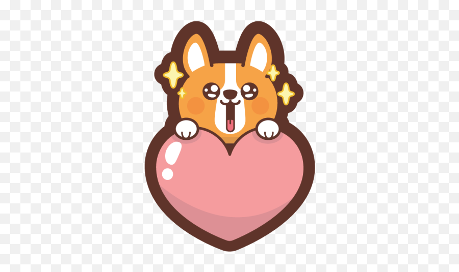 Anime Dog Animal Vinyl Rug - Hund Anime Emoji,Anime Animal Emoji