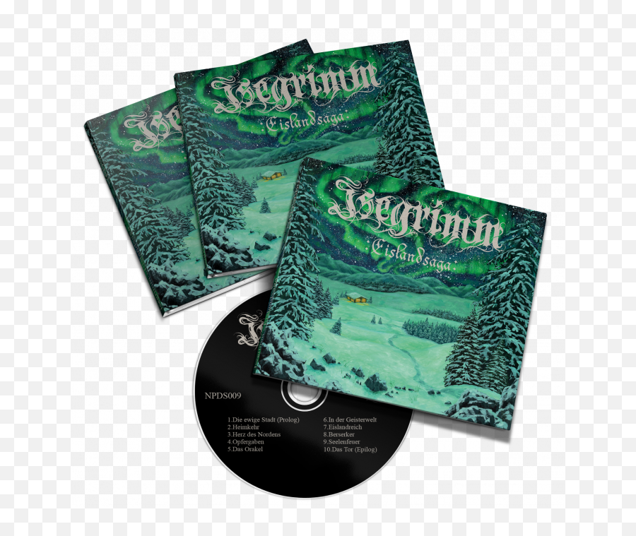 Isegrimm - Eislandsaga 6panel Digipak Cd Optical Disc Emoji,Emotions And Hymns