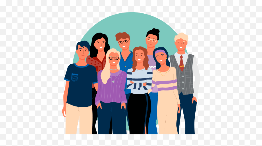 Other Words For Said - Relatives Illustration Emoji,Group Of People At Work Showing Emotion