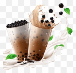Cold Bubble Tea Transparent Png Png Mart Emoji,Anime Tea Emoji