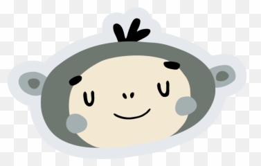Kids Jungle Monkey Kids Vinyl Rug - Tenstickers Emoji,Monkey Covering Eyes Emoji Shop