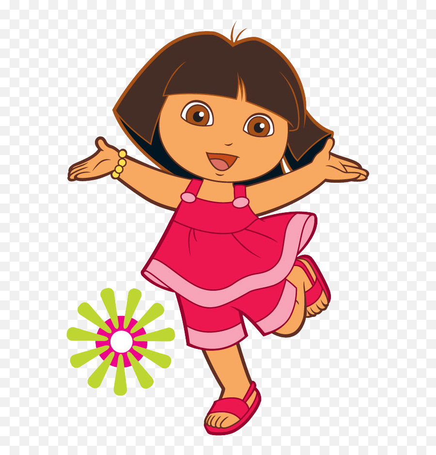 Drawn Cartoon Joyful Girl Dora Free Image Download Emoji,Emotion Charecters Clip Art