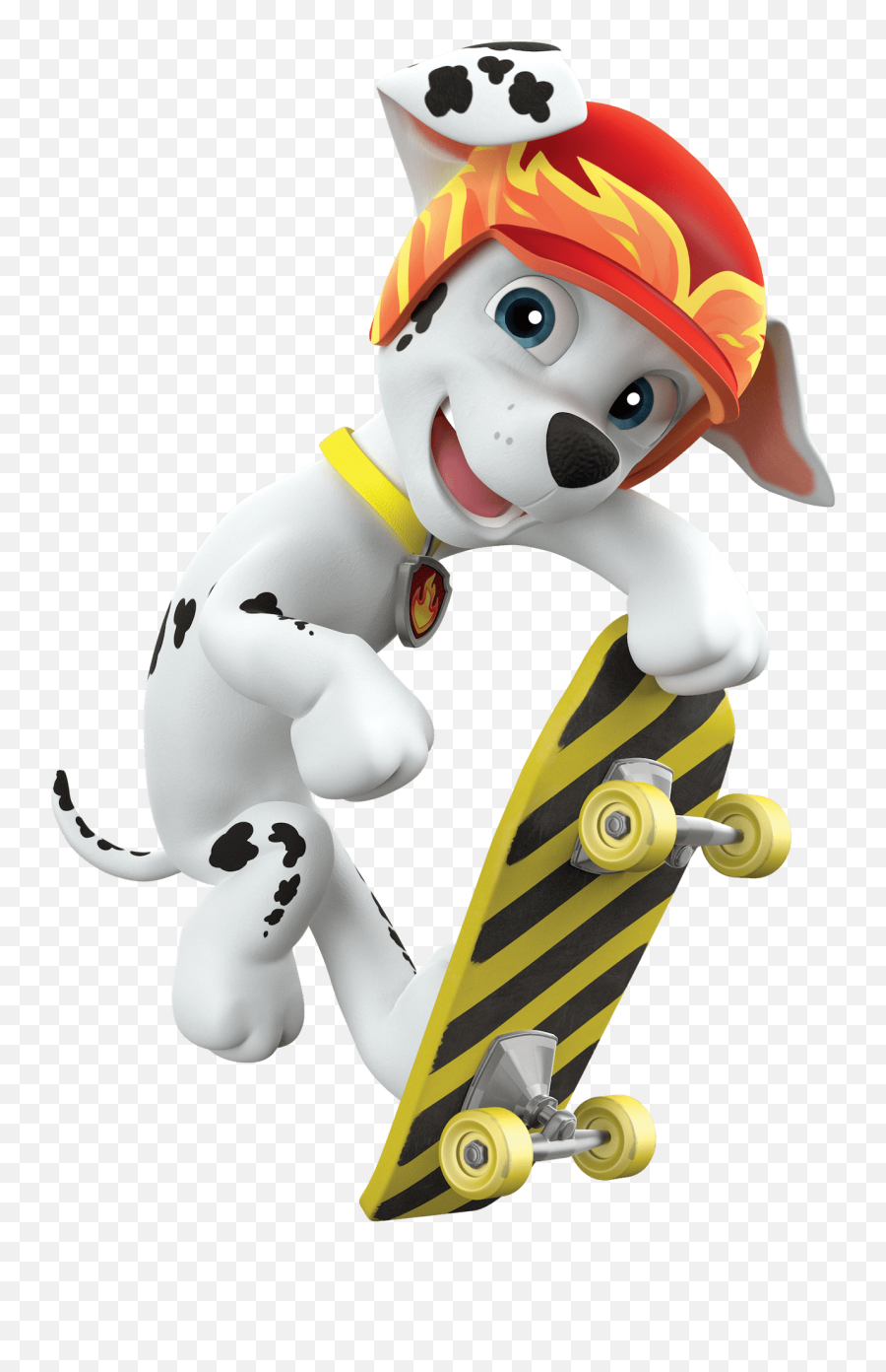 Marshall Play Skateboard Paw Patrol - Paw Patrol Png Clipart Marshal Emoji,Skateboarding Emoji