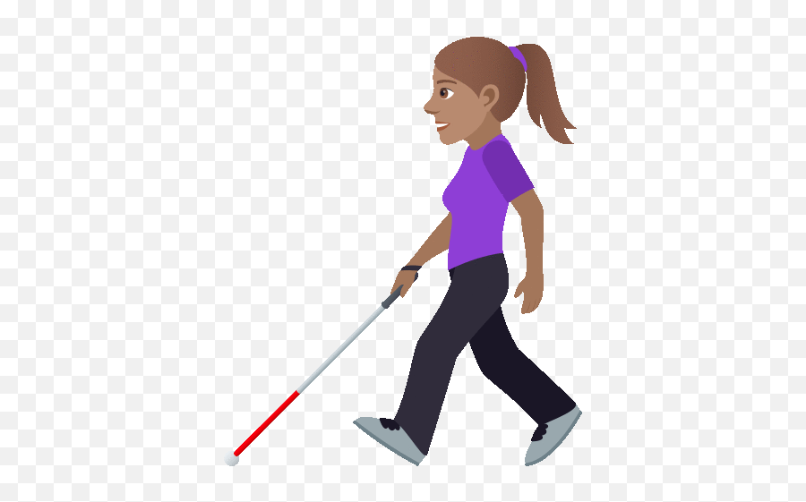 Walking With Cane Joypixels Sticker - Walking With Cane Emoji,Walk Dog Emoji