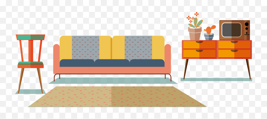Furniture Clipart Home Furnishings Furniture Home - Carpet In Room Clipart Emoji,Emoji Home Decor