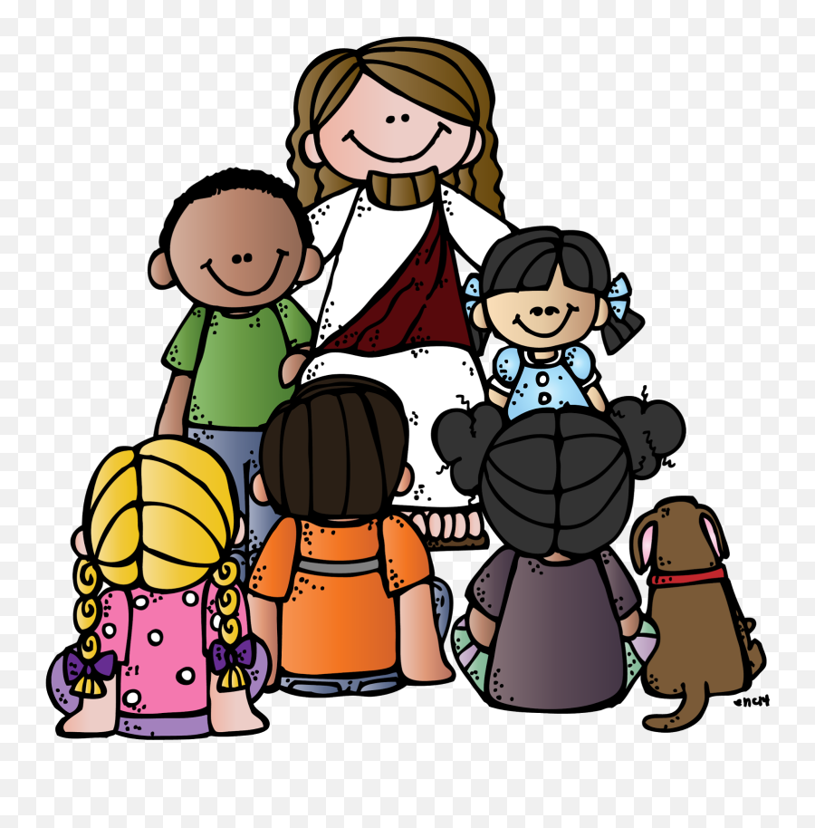 Jesus Loves Children Clipart - Melonheadz Clipart Jesus Emoji,Indignant Emoji