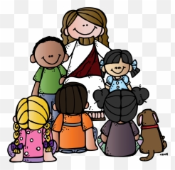 Jesus Loves Children Clipart - Melonheadz Clipart Jesus Emoji,Indignant Emoji
