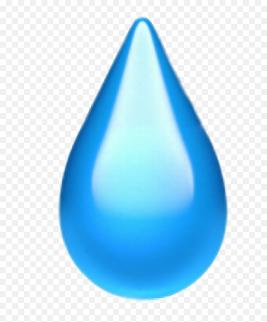 Tear Droplet Emoji Iphone Sticker - Droplet Emoji,Tear Drop Emoji