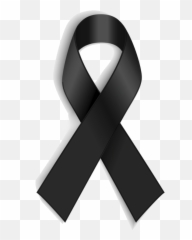 Free Transparent Black Ribbon Png - Funeral Rest In Peace Black Ribbon Emoji,Black Bow Emoji