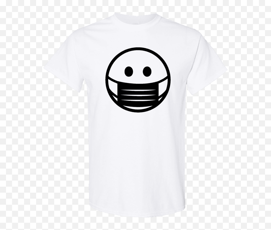 Mask Emoji - Short Sleeve,Fundraising Emoji
