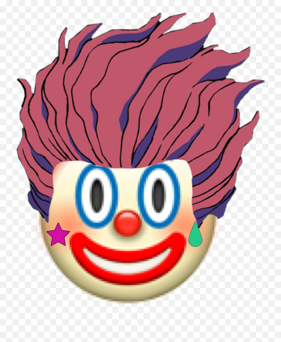 Clown Hunterxhunter Hxh Hisoka Sticker - Funny Hisoka Pfp Emoji,Hunter Emoticon